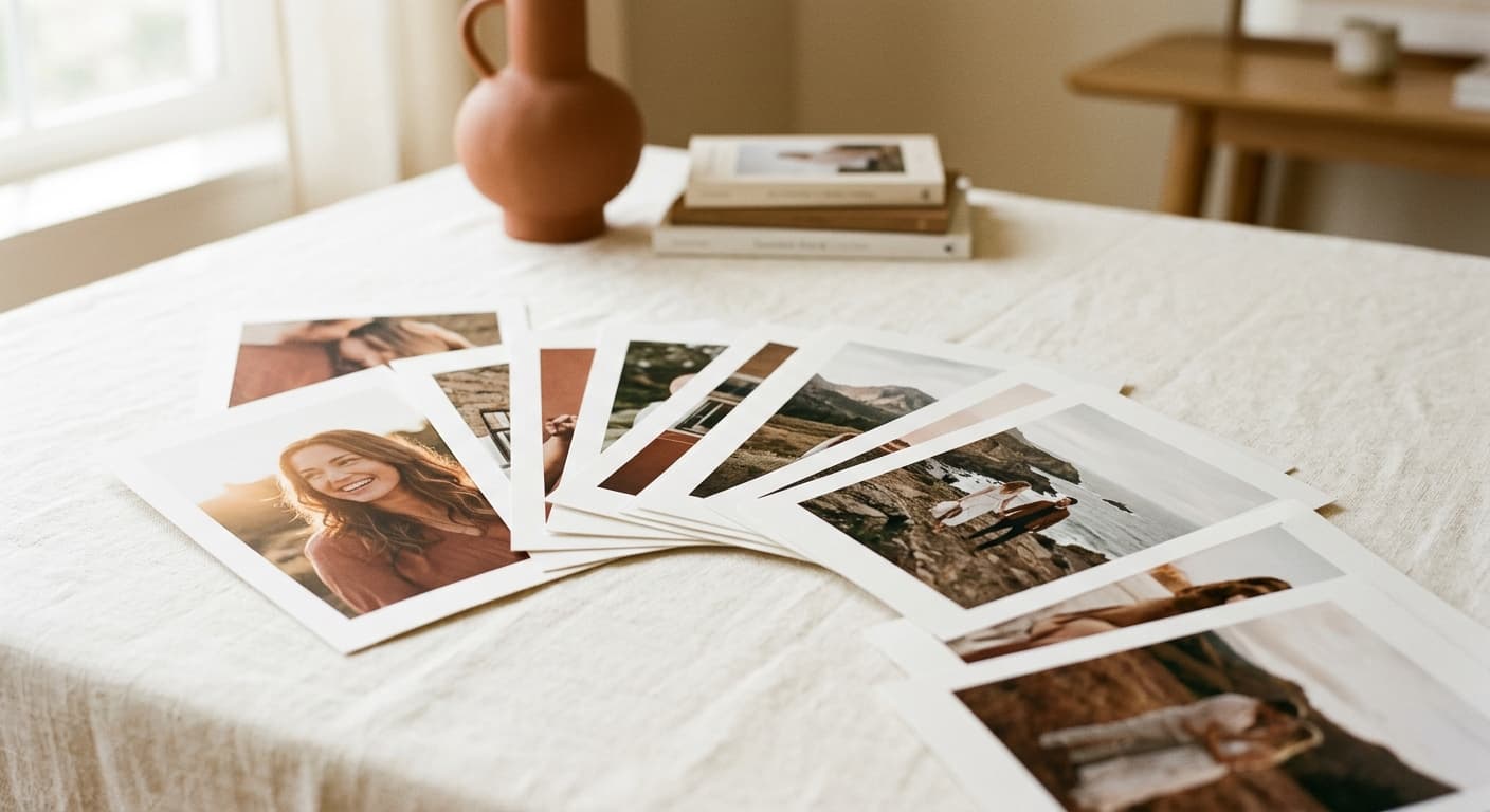 Photo grid uploading into a Cuppafolio project